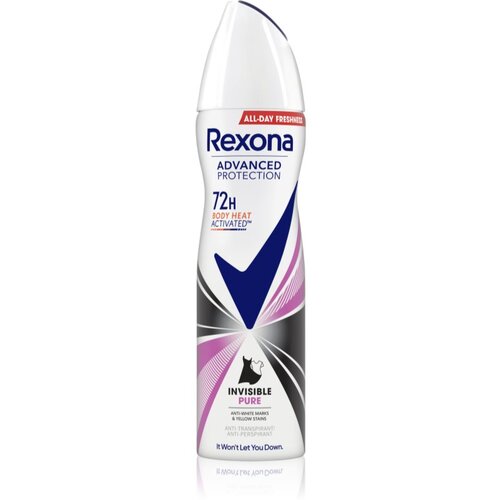 Rexona Advanced Protection Invisible Pure antiperspirant protiv bijelih i žutih mrlja 72h 150 ml Cijene