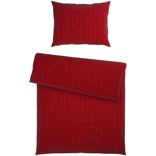 Dieter Knoll POSTELJNINA 140/200 cm damast vinsko rdeča Slike