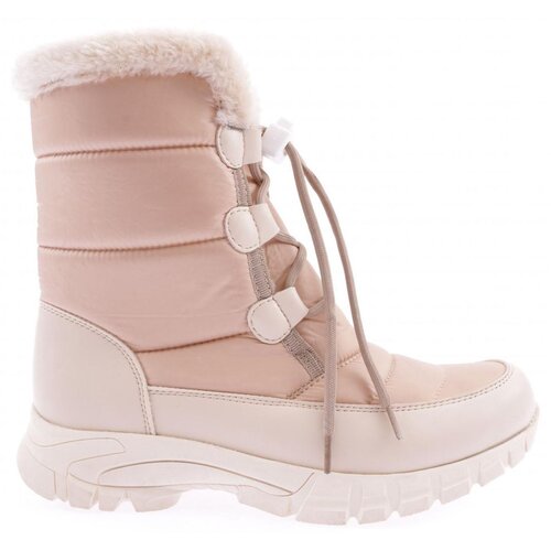 DGN 1058 Women's Shearling Accessories Lace-Up Boots Slike