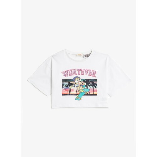 Koton Printed White Girls T-shirt 3skg10162ak Slike