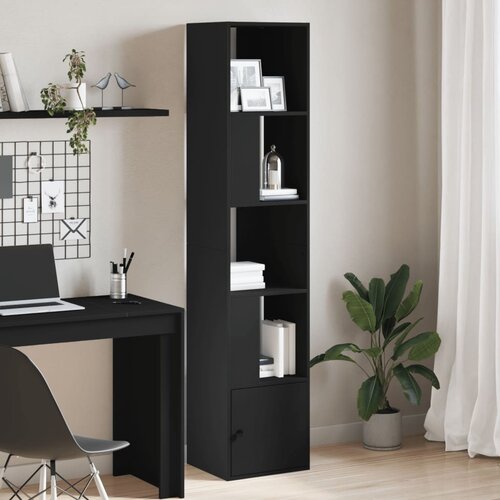 VidaXL Regal za knjige crni 40x36x189 cm konstruirano drvo Slike