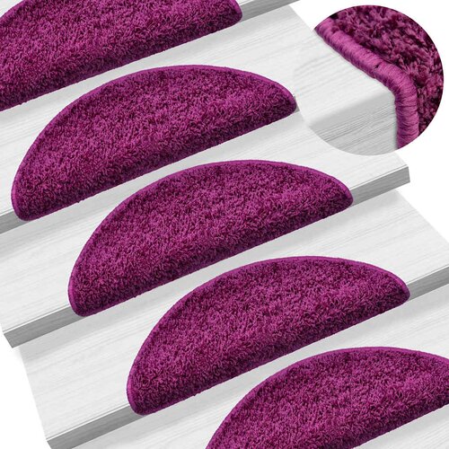  Prostirke za stepenice 10 kom 56x17x3 cm ljubičaste poluokrugle Cijene