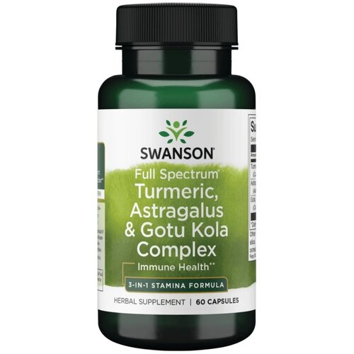 Swanson Kurkuma, astragalus i gotu kola kompleks (60 kapsula) Cijene