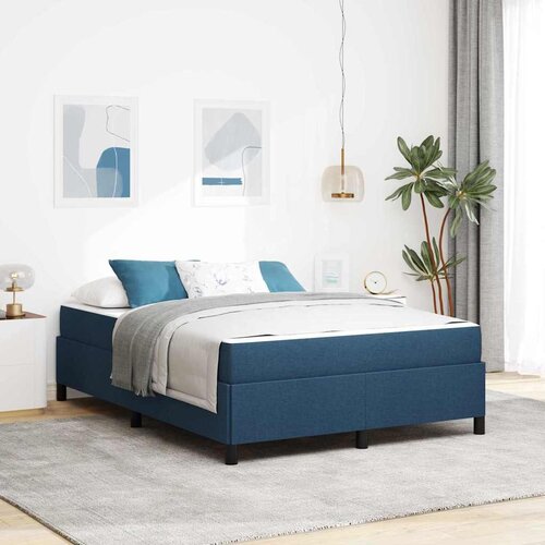 vidaXL Krevet s opruga kutije Svijetlo siva, Crna 140 x 190 cm Cene