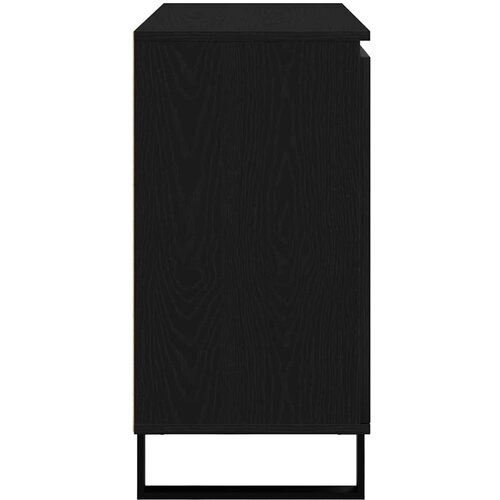  Kreveta Crni hrast 101,5 x 35 x 70 cm Konstruirano drvo Slike