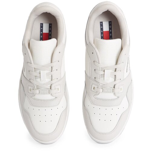 Tommy Jeans Niske tenisice &amp;#039;RETRO BASKET CUPSOLE TUMBLE&amp;#039; siva / bijela Slike