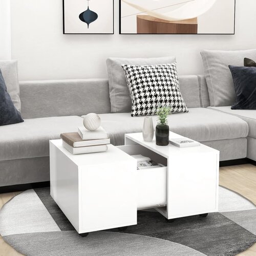 vidaXL stolić za kavu bijeli 60 x 60 x 38 cm od iverice Cijene