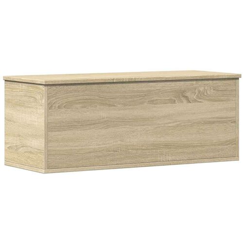 VidaXL &amp;Scaron;katla za shranjevanje sonoma hrast 90x35x35 cm inženirski les Slike