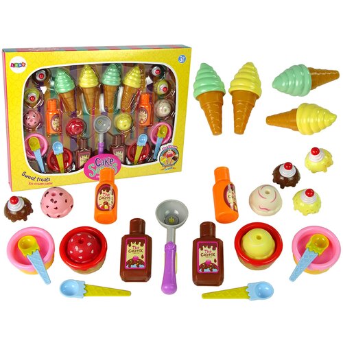 Lean Toys Set sladkih dobrot Sladoled Kolački Omake Žlice Cene