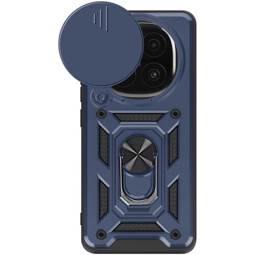 Oem Mayaxess, Ohišje za Xiaomi Redmi Note 14 Pro in 14 Pro Plus Podporni obroček, Modra noč, (5000215762) Cene