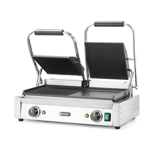  Dvojni Kontaktni Žar, Gladka/Rebrasta, 230V/3600W, (570x395x510mm) Cene