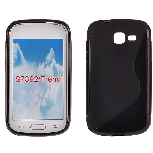  S silikonski ovitek Samsung Galaxy Trend Lite S7390 črn