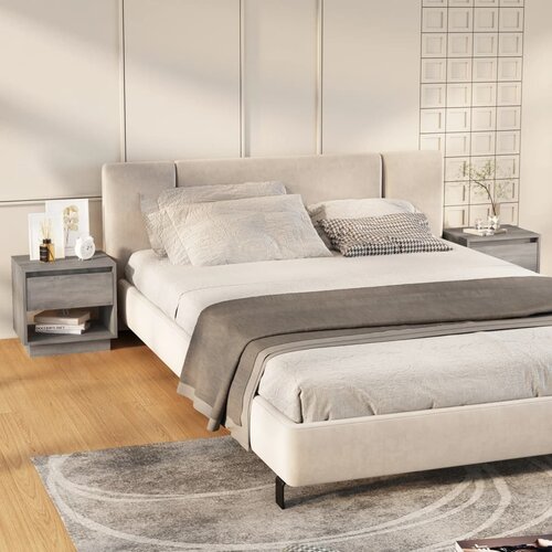 vidaXL Nočna omarica 2 kosa siva sonoma 45x34x44 cm iverna plošča Cene