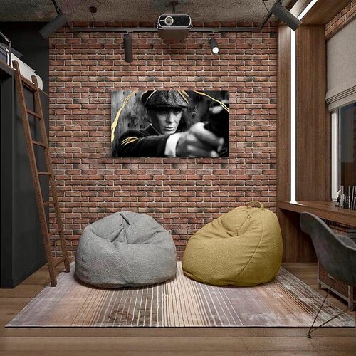  Slike na platnu - PREMIUM ART – PEAKY BLINDERS THOMAS SHELBY Popust 60% 90X50 cm Cene