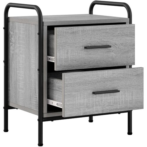 Noćni ormar 2 kom. Siva Sonoma 40 x 30 x 50 cm - Siva Sonoma 2 Slike