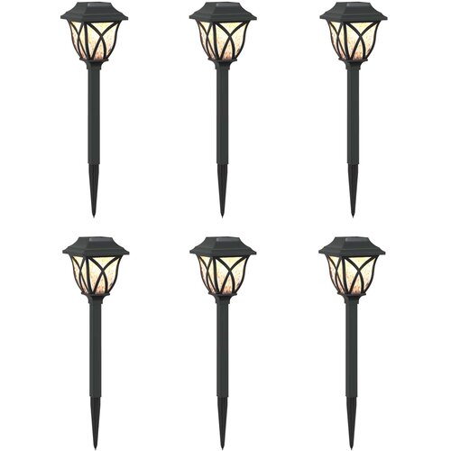 vidaXL Sončne luči za zunanjo uporabo z zemeljskim klinom 6 pcs 42 cm, (5000358789) Cene