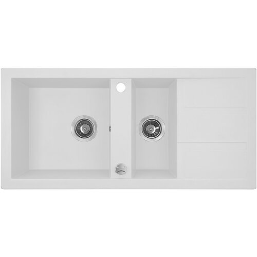 LAVEO Barbados (METARSKA) BELA 1000x480/170/170 mm Cene