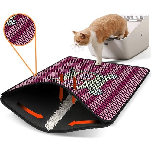 WALLXPERT Nrszn0002 multicolor cat litter mat Cene