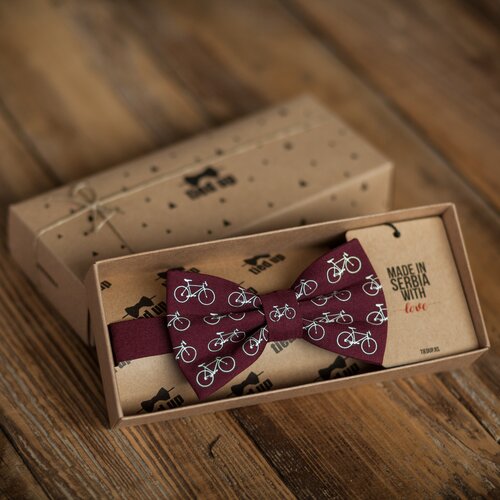 TIED UP Leptir ma&scaron;na bicikle bordo Cene