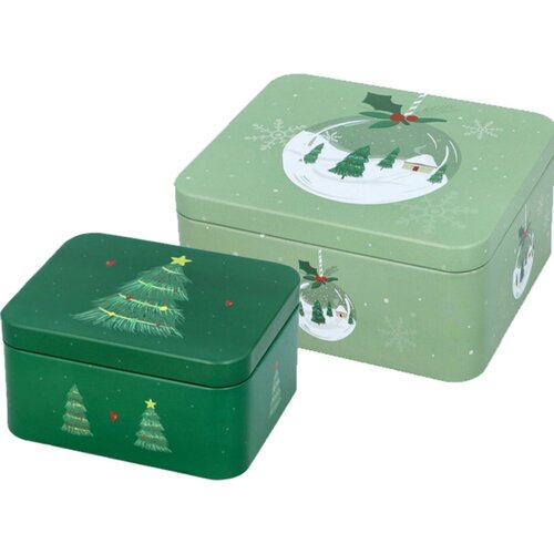 Birkmann Set pločevinastih &amp;scaron;katel za pi&amp;scaron;kote &amp;quot;Christmas Tree&amp;quot; - mali - 1 set Slike