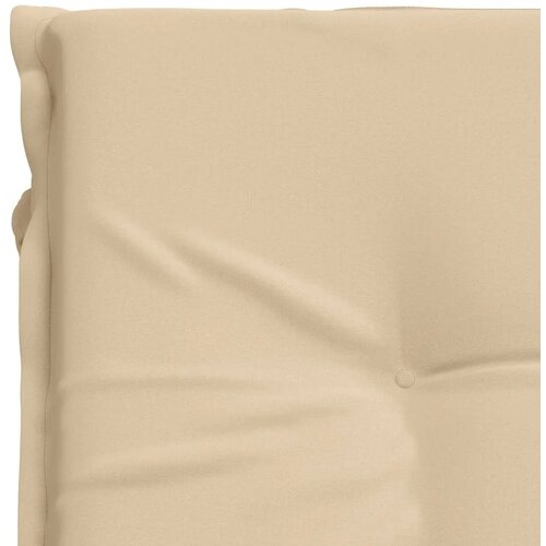  Jastučić za ležaljku GEMERT 100% poliester Krem 190 x 60 x 9 cm - Krem 190 x 60 x 9 cm Melange Slike