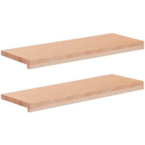 Step treads 2 kom. 70 x 30 x 2 cm Prirodna Čvrsto drvo bukve Cijene