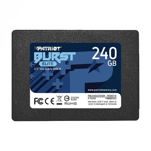 SSD Patriot 2,5 240GB BURST ELITE SATA3 PBE240GS25R