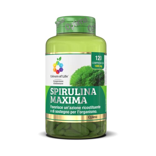 Optima Naturals Spirulina tablete - 120 tabl. Slike