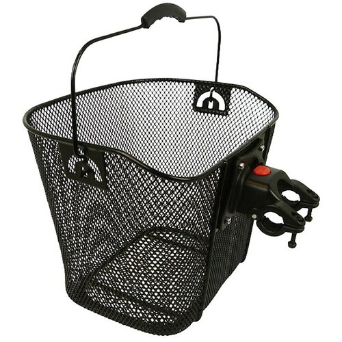 Dresco Kolesarska ko&scaron;ara z nosilcem (15 l, Nosilnost: 5 kg, Kovina, Črna) Cene