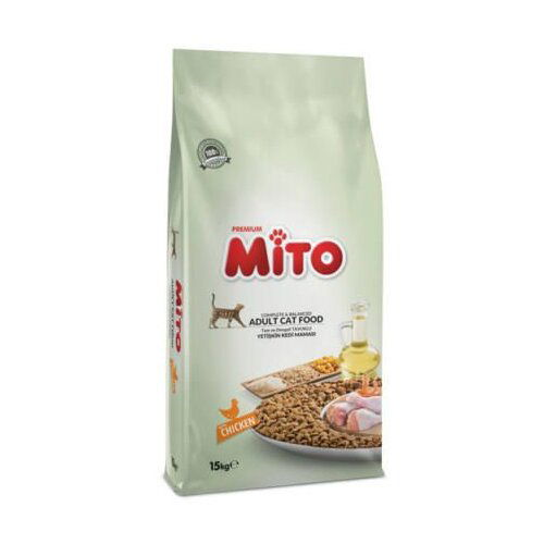 Mito Economic Premium hrana za mačke - piletina - 15kg Slike