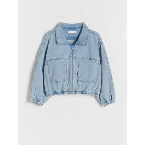 Reserved Girls` jacket - modra