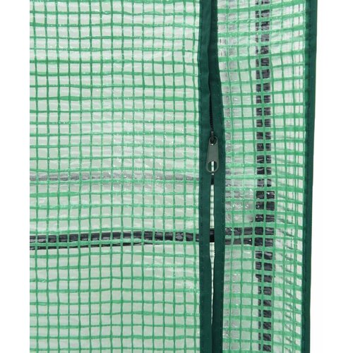  Vrtna saksija s pokrovom staklenika i kotačima 4 kom. Crna PP - Crna 160 x 40 x 123 cm s kotačima Cene