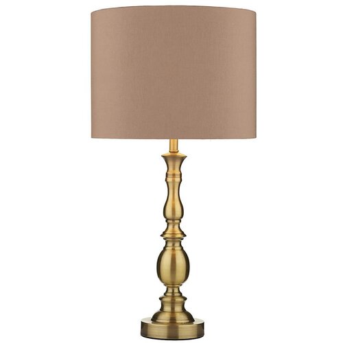  D&amp;auml;r Lighting MAD4275 - Stona lampa MADRID 1xE27/60W/230V braon/mesing Slike