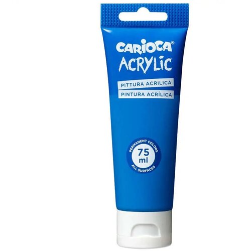 Carioca Akrilna barva 75 ml v modri barvi - Cene