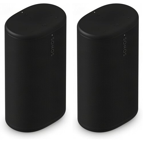 Sonos Play komplet 2 prenosnih Wi-Fi in Bluetooth zvočnikov črne barve Cene
