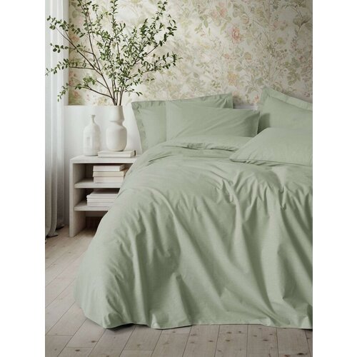 Lessentiel Maison ranfors set presvlaka za jedan jorgan plain, zeleni Cene