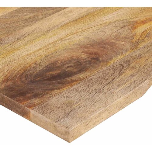  Ploča za radni stol zaobljena 100 x 60 x 2,5 cm od drva manga Slike
