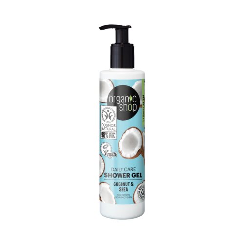 Organic Shop daily care shower gel coconut & shea Cene