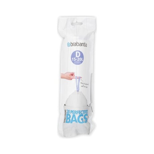 Brabantia PerfectFit vreća za smeće &amp;ndash; pakiranje u roli - 15L (D) - 20 kom. Slike