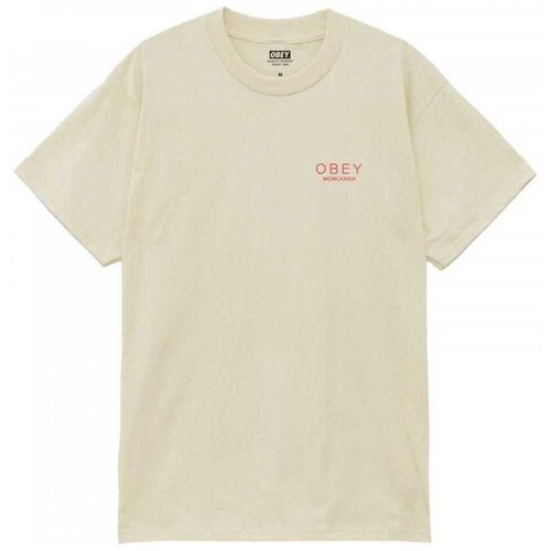 Obey Majice &amp;amp; Polo majice bella maximus Bež Slike