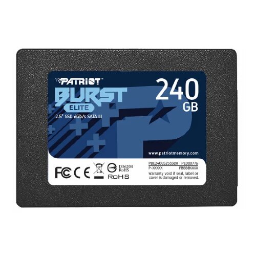 Patriot SSD Burst Elite 2,5 240GB SATA3 450/320MB/s PBE240GS25SSDR ssd hard disk Slike