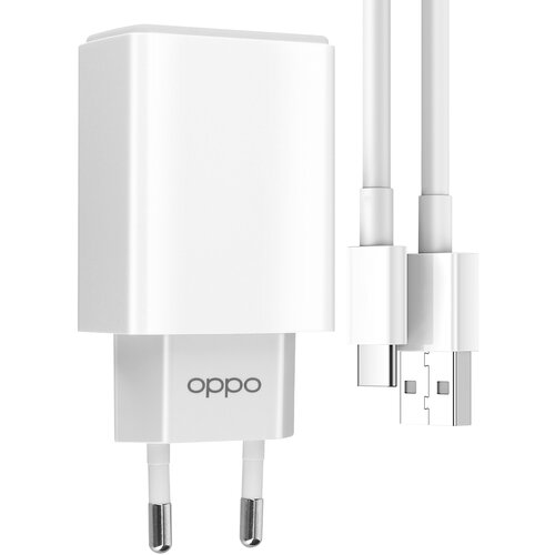 Oppo Original USB 10W omrežni polnilec USB na USB C kabel - bel, (20673571) Cene
