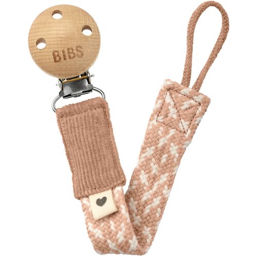 Bibs Paci Braid držalo za dudo Blush / Ivory 1 kos Cene