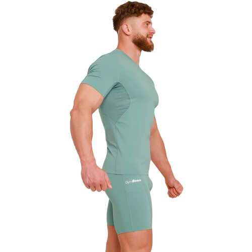 GymBeam mu&amp;scaron;ki &amp;scaron;orc high compression shorts blue Slike