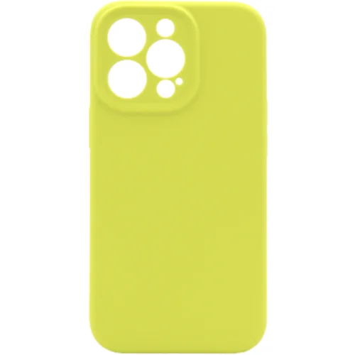 Chameleon Silikonski ovitek (liquid silicone) za Apple iPhone 15 Pro Max, Soft, rumeno zelena