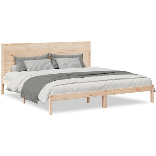 vidaXL Dugi okvir kreveta bez madraca 180 x 220 cm masivno drvo Cijene