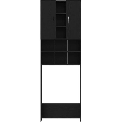  za perilicu rublja crni hrast 64x25,5x190 cm Slike
