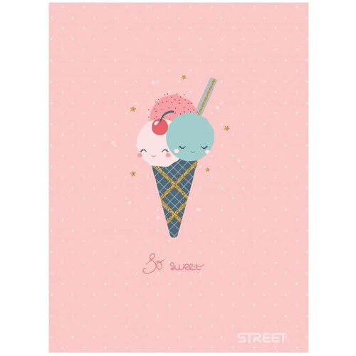 STREET Zvezek Sweet A4 mali karo Slike