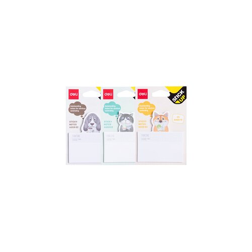 Deli STIKER BLOK 3 DIMENZIJE 75x84mm, 3 dezena, 25 lista EA55902 Cene