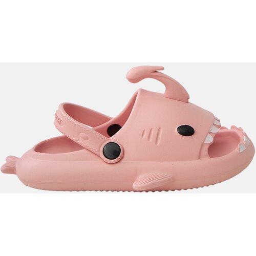  Yellow children's flip-flops with shark motif Tossi Cene